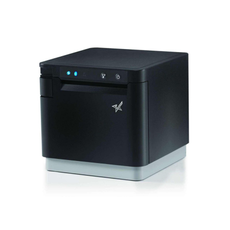 Star Micronics Star Micronics , MCP31CBI BK E+U, mPOS Receipt Printer - 400mm/s Direct Thermal, 58/80mm paper width, Bluetooth, USB-C with Power Delivery for iOS / Android, Ethernet LAN, USB-A peripheral hub, CloudPRNT Next, Black Case, EU UK, 24VDC PS in
