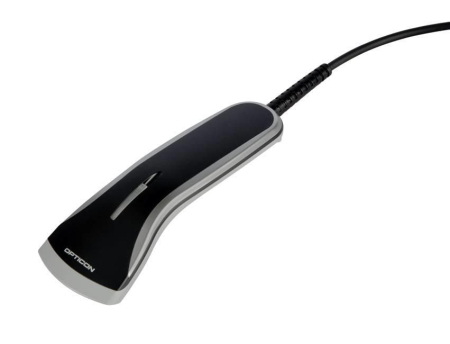 Opticon OPR-2001Z, Ultra-thin,HS 1D Laser,100 scan/s,Manual/Auto-trigger/Stand detection,USB,Stand incl, Black