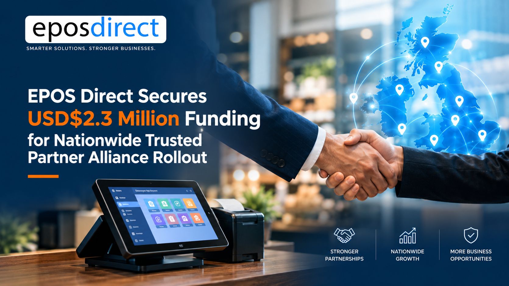 EPOS Direct Secures USD $2.3 Million Funding for Nationwide Trusted Partner Alliance Rollout