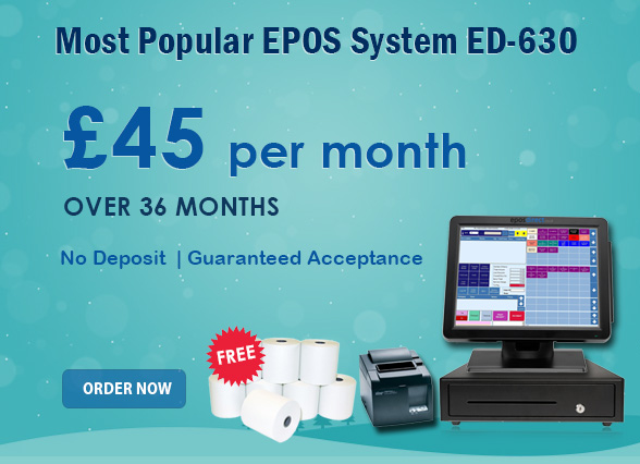 Most Popular EPOS System ED-630 is only £45 per month for 36 months