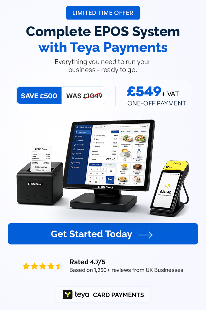 Complete EPOS System with Teya Payments