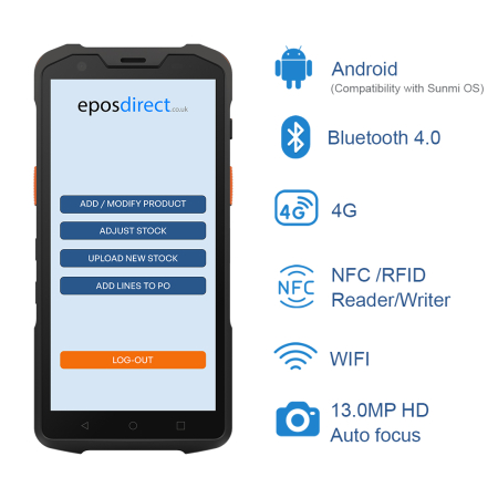 Wireless PDA with stock and inventory App