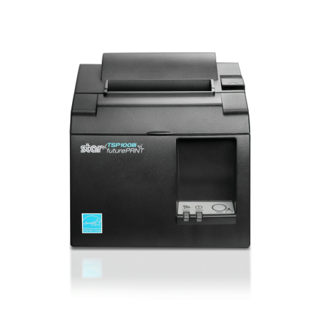 Star Micronics Thermal, futurePRNT, 80mm Wide Paper, 24VDC internal Power Supply, Cutter, WLAN WiFi Interface, Grey Case, EU and UK Version