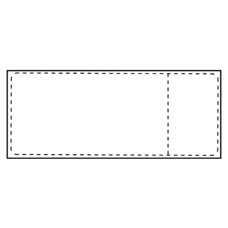 Capture Ship-label 105 x 251mm, Core 76mm. Direct Thermal, with receipt part, 700 labels per roll. 4 rolls per box. Ideal for Postnord, DB Schenker, UPS, DHL or DSV packages