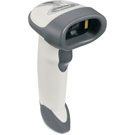 Zebra LS2208 Scanner, USB Cable, Stand, White