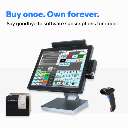 All-in-One EPOS Solution for Grocery, Convenience Store, Pharmacy, Fashion, Vape Store, and Cash & Carry Retail