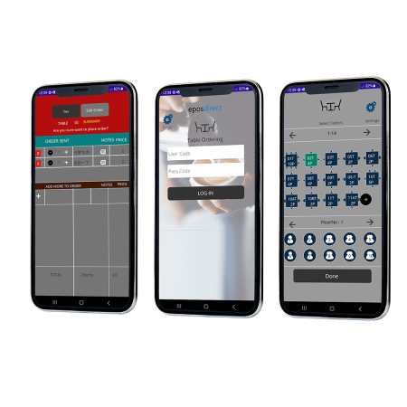 Waiter pad software with Digital Device