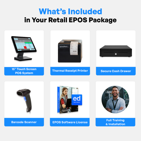 All-in-One EPOS Solution for Grocery, Convenience Store, Pharmacy, Fashion, Vape Store, and Cash & Carry Retail