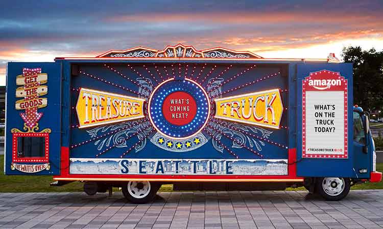 ‘Treasure Truck’ by Amazon drives into London & Manchester