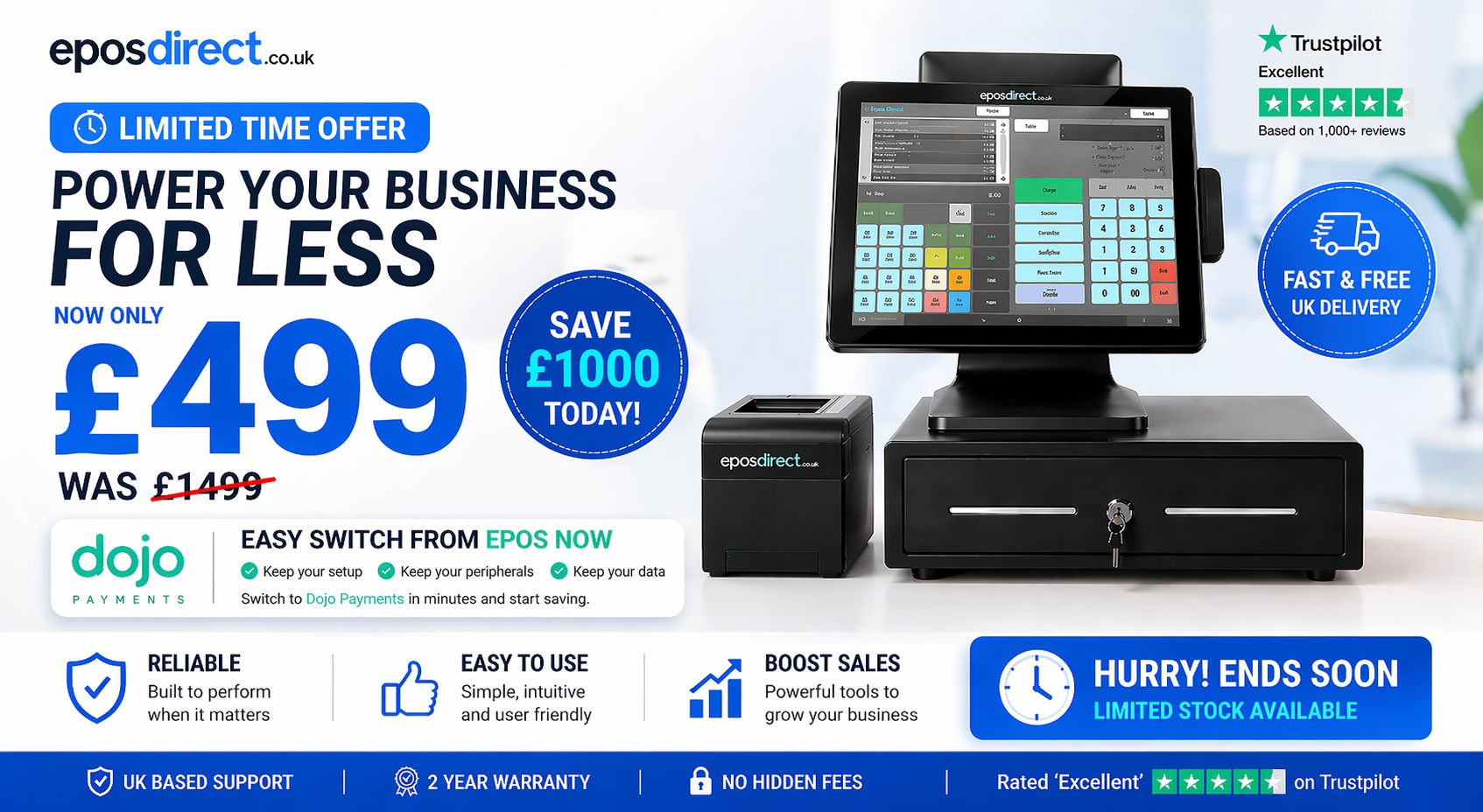 EPOS with Dojo payments