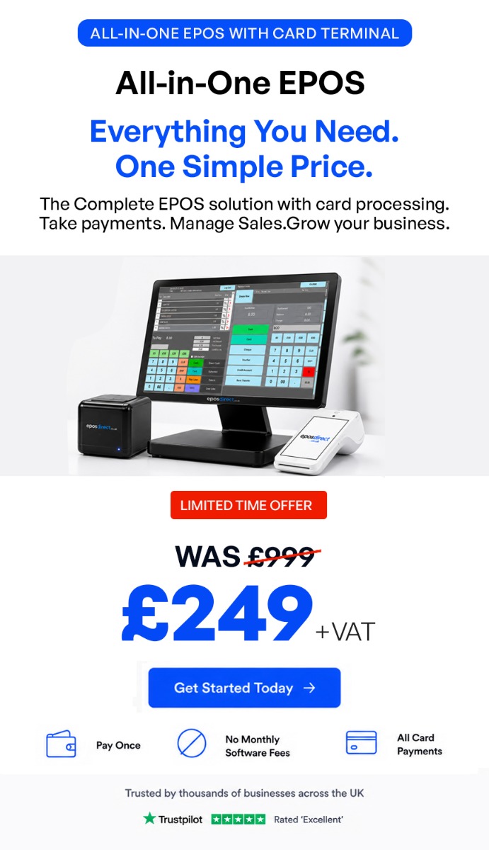 ALL-IN-ONE EPOS WITH CARD TERMINAL