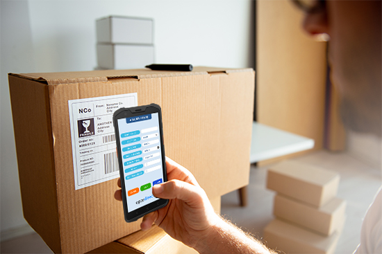 Simply scan and add new products in real time